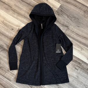 90 Degree By Reflex Dark Gray Hooded Jacket